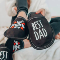 Textilné papuče s potlačou Best mom Ever Copa cop