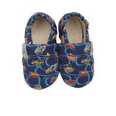 Copa cop Detské textilné papuče naboso - Trucks