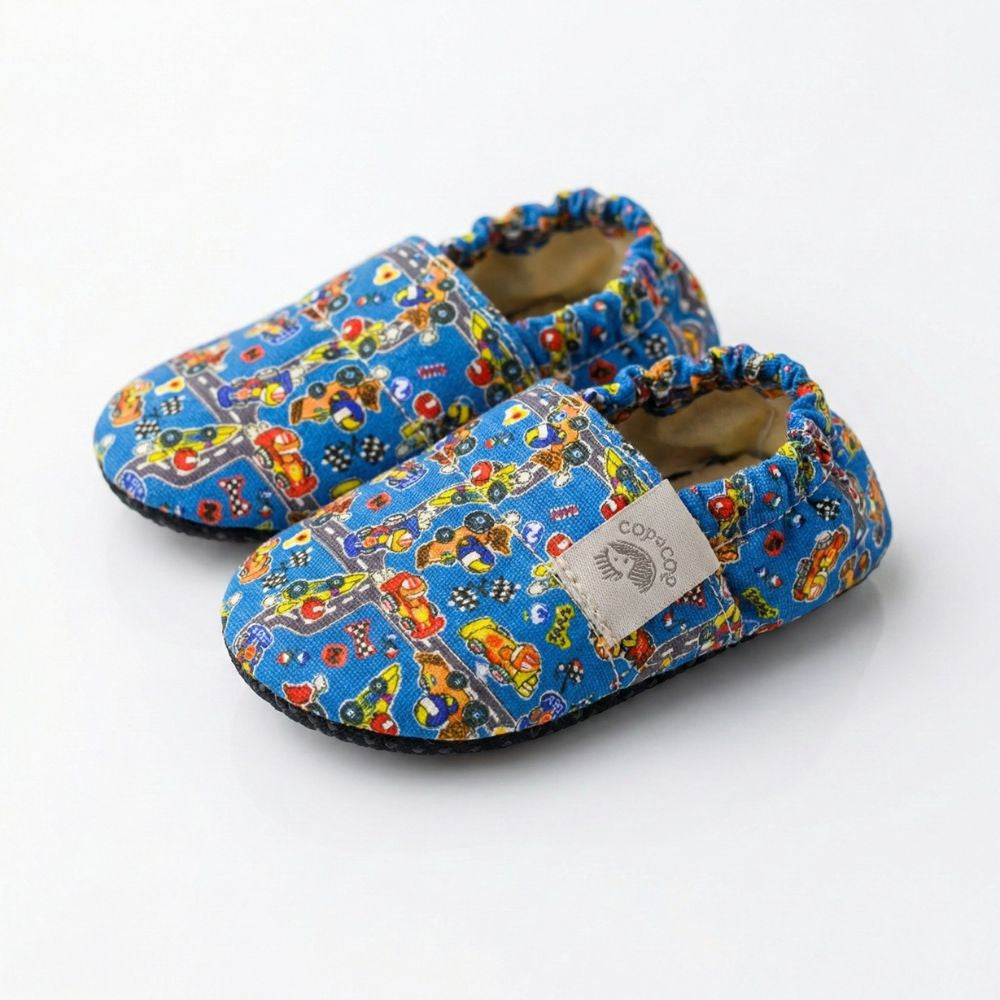 Detské textilné capačky Barefoot - Formula Copa cop