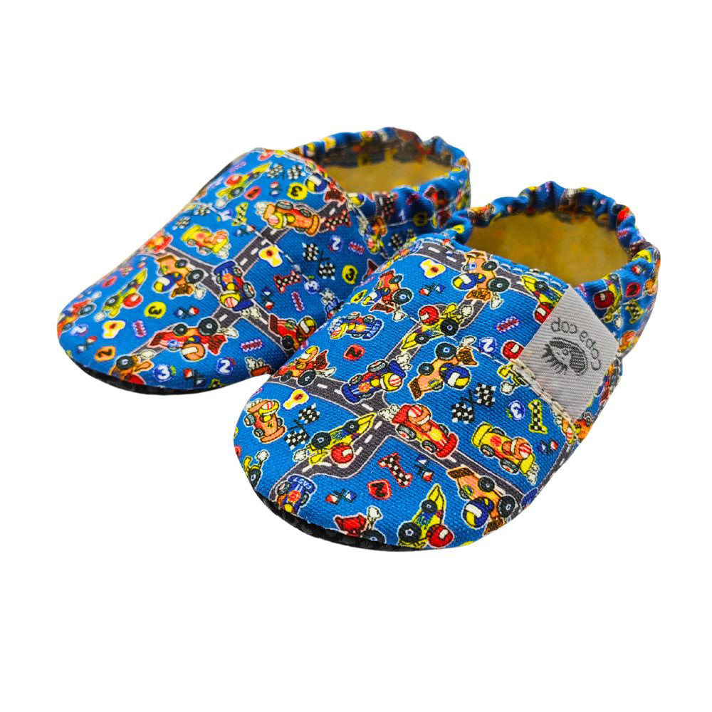Detské textilné capačky Barefoot - Formula Copa cop