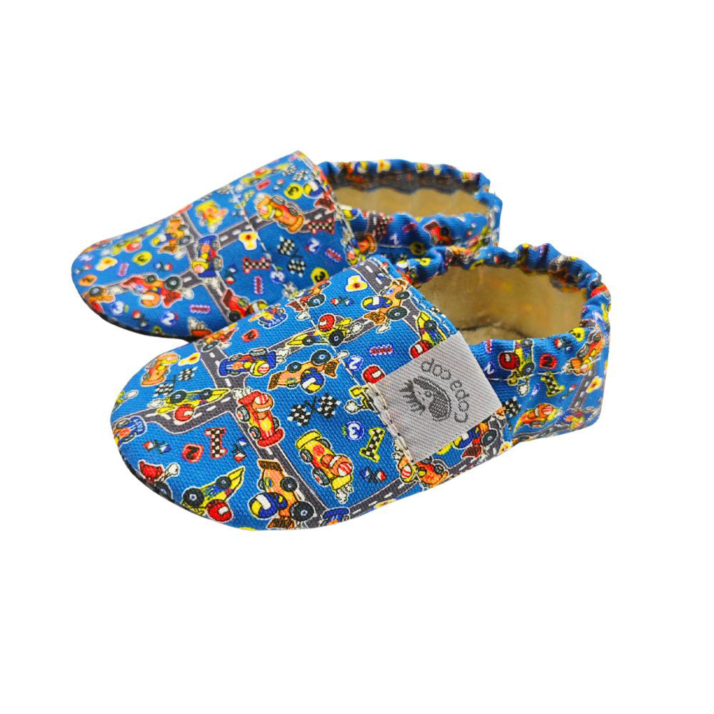 Detské textilné capačky Barefoot - Formula Copa cop