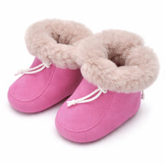 Zimné topánočky pre bábätká z prírodnej ovčej kože
