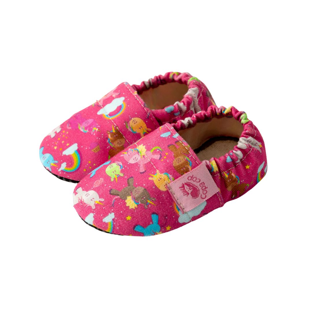 Paket 3 párov – Detské textilné capačky Barefoot Copa cop