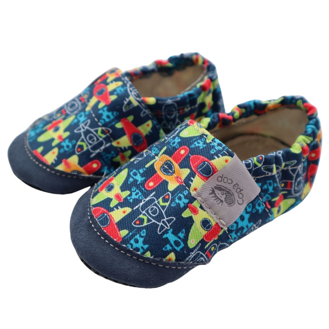 Paket 2 párov – Detské textilné capačky Barefoot s ochranou