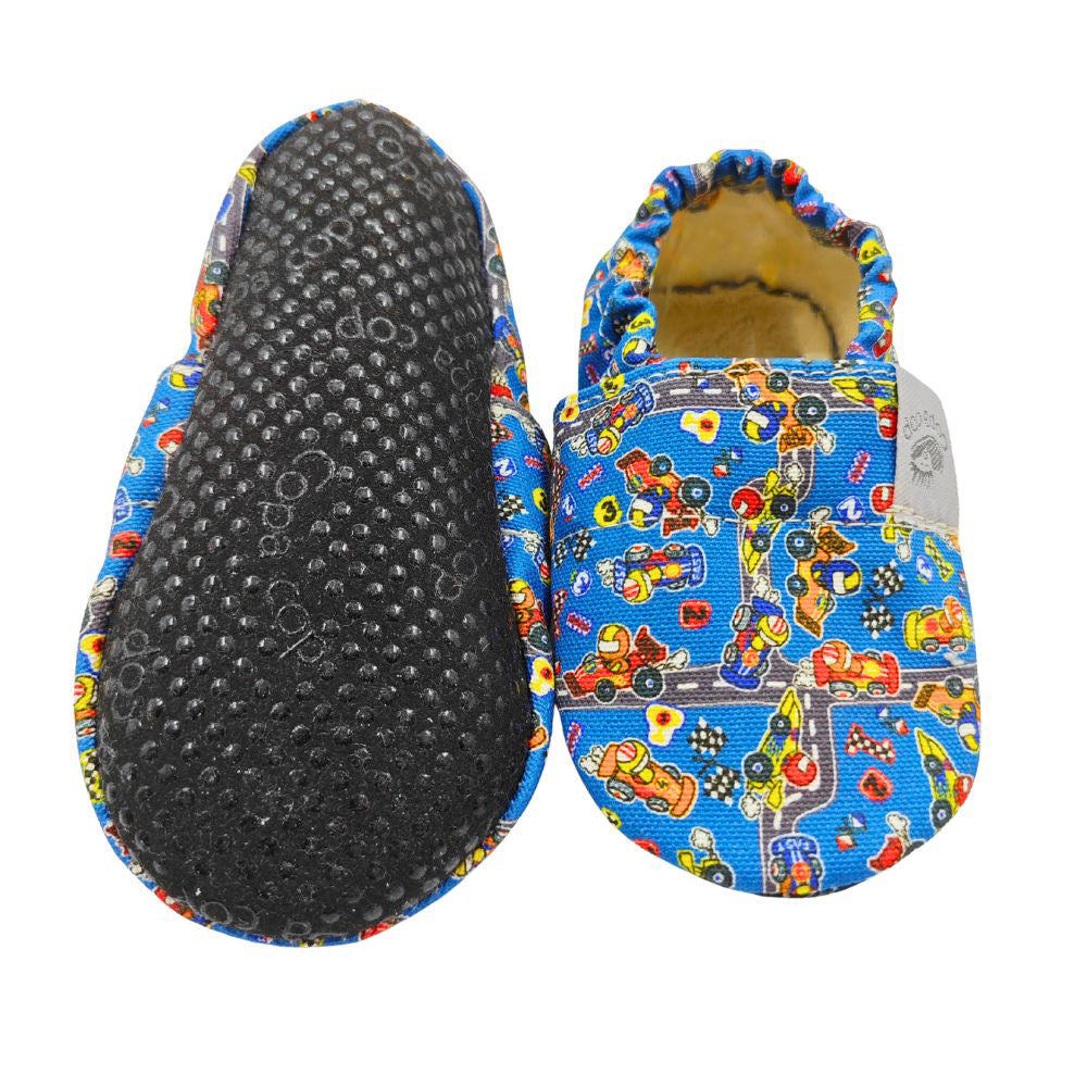 Detské textilné capačky Barefoot - Formula Copa cop