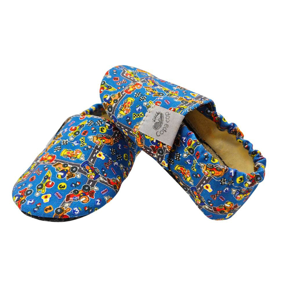 Detské textilné capačky Barefoot - Formula Copa cop