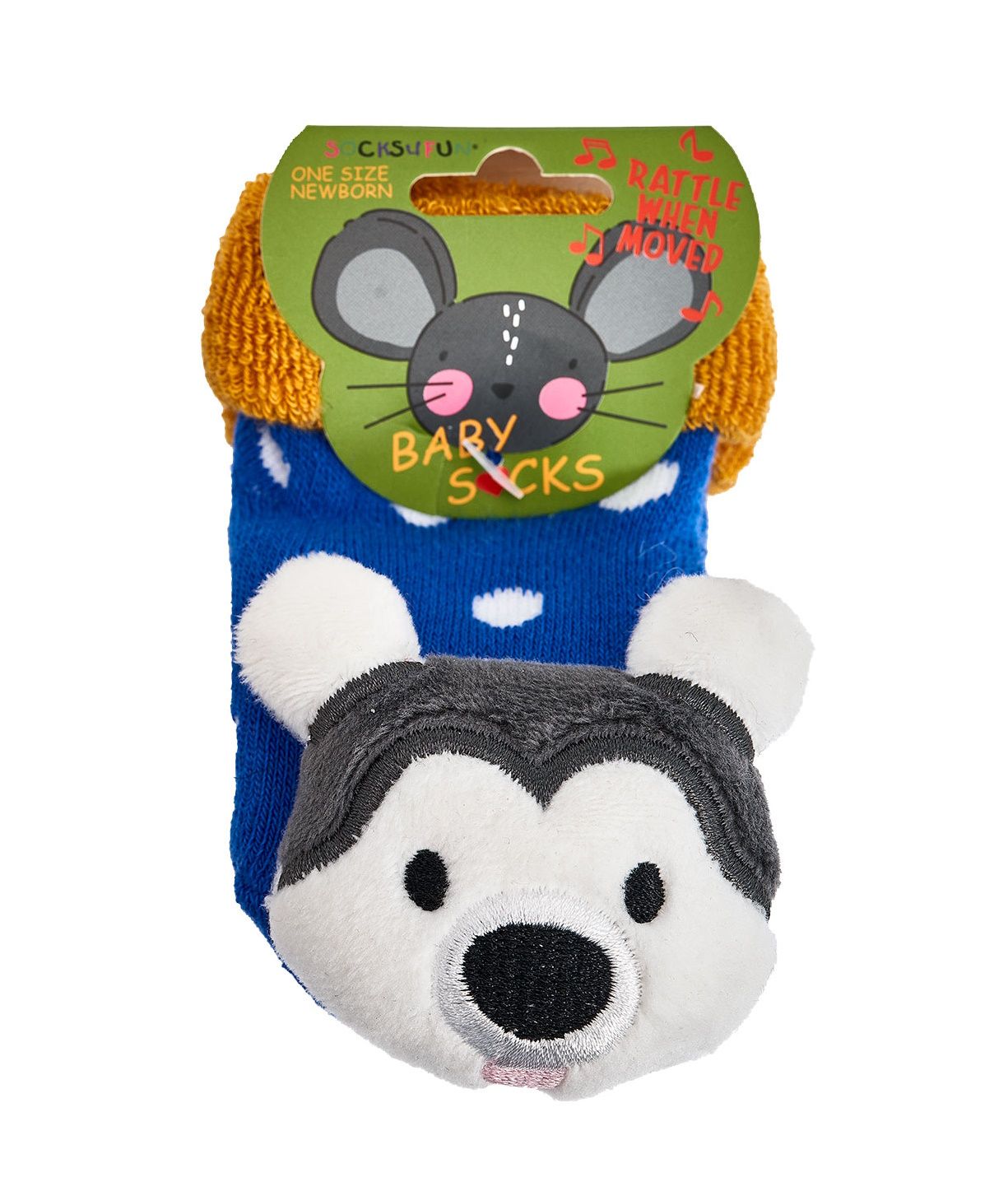 Detské ponožky s hrkálkou Socks4Fun